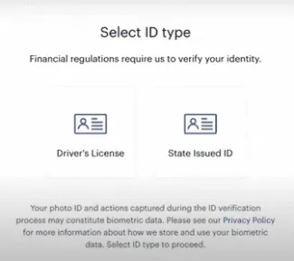 Verifikácia dokumentov Coinbase. Zdroj: Coinbase
