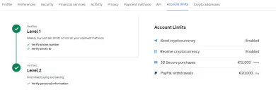 Verifikovaný účet. Zdroj: Coinbase