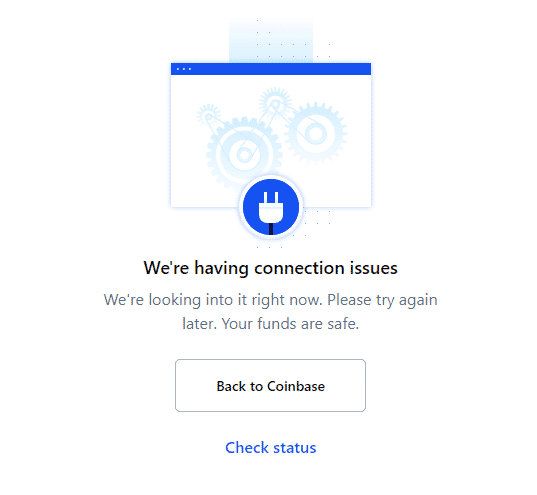 Výpadok Coinbase