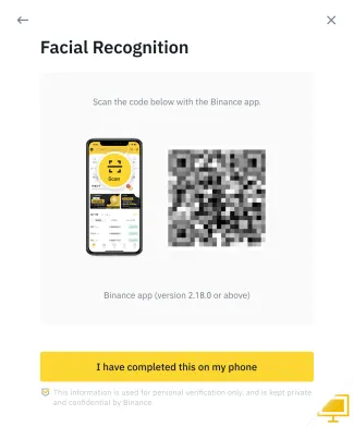 Binance aplikácia pre overenie