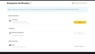 Binance overenie firemného účtu