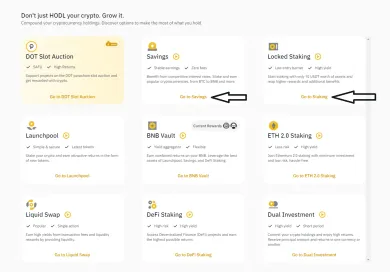 Binance staking vklad