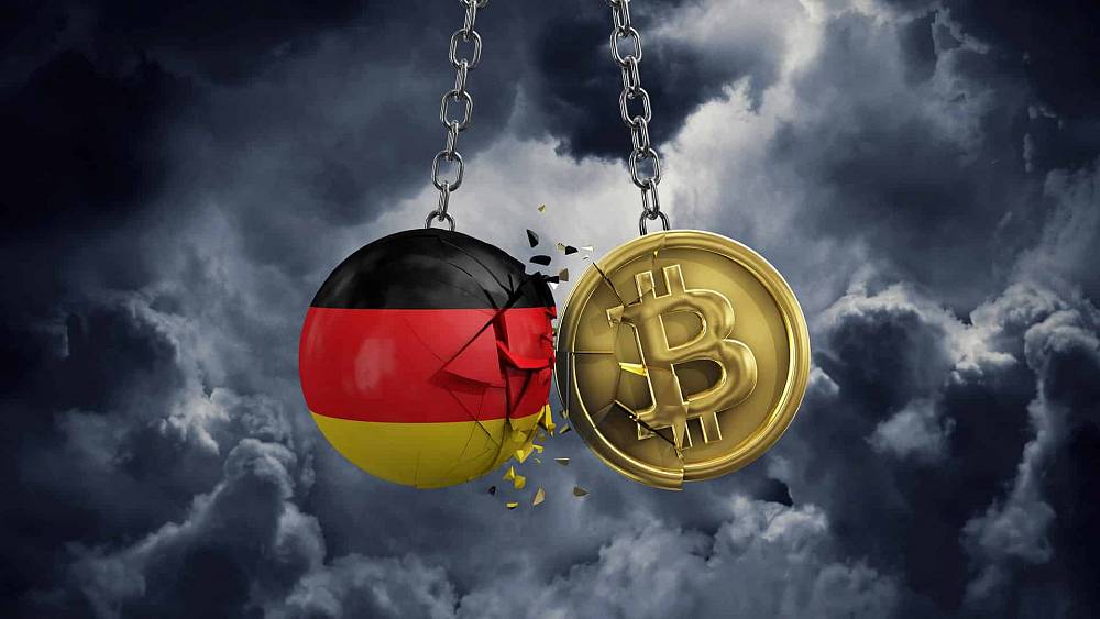 Nemecký kancelár varuje pred BTC
