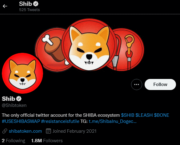 Twitter SHIB