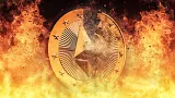 Ethereum hlási úspešný proces spaľovania