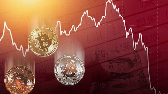 Bitcoin sa znovu prepadáva. Zdroj: TradingView