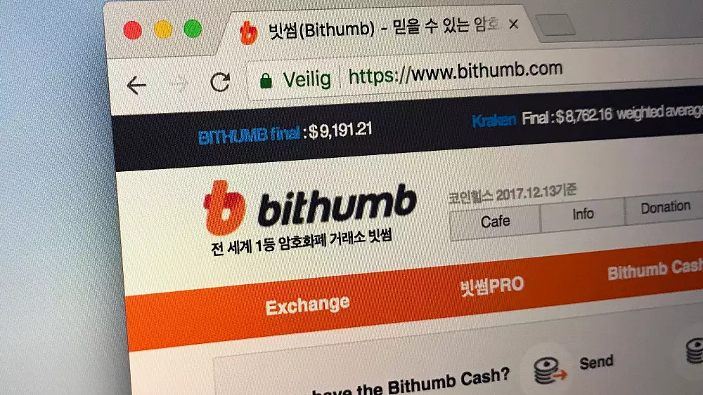 Bithumb zakazuje výbery krypto