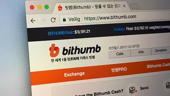 Bithumb zakazuje výbery krypto