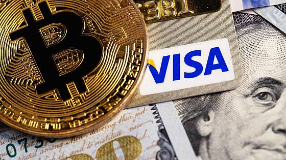 VISA hlási nárast platieb s kryptomenami