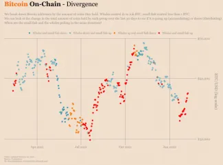 Divergencia Bitcoinu.
