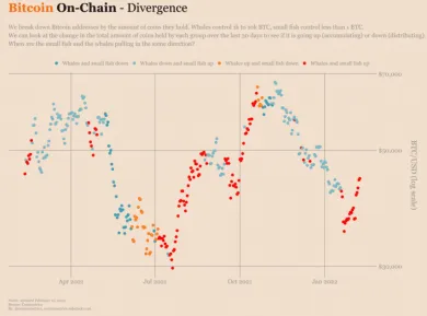 Divergencia Bitcoinu.