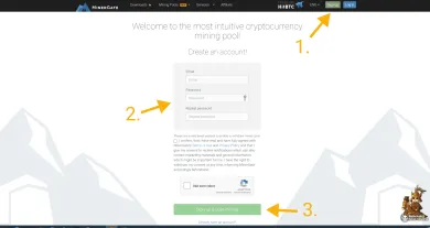 Registrácia na Miner gate