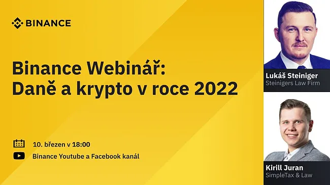 Binance webinar o zdanení kryptomien