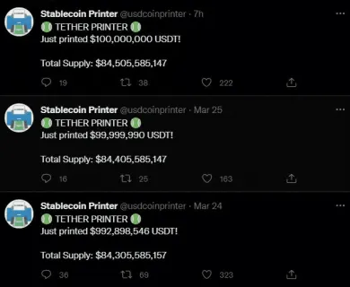 Tether razí mince usdt