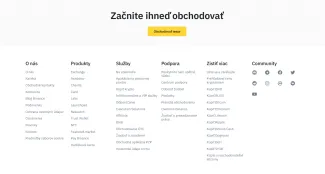 Burza Binance podporuje slovenský jazyk.