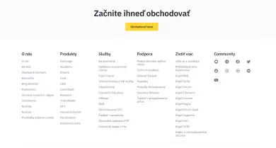 Burza Binance podporuje slovenský jazyk.