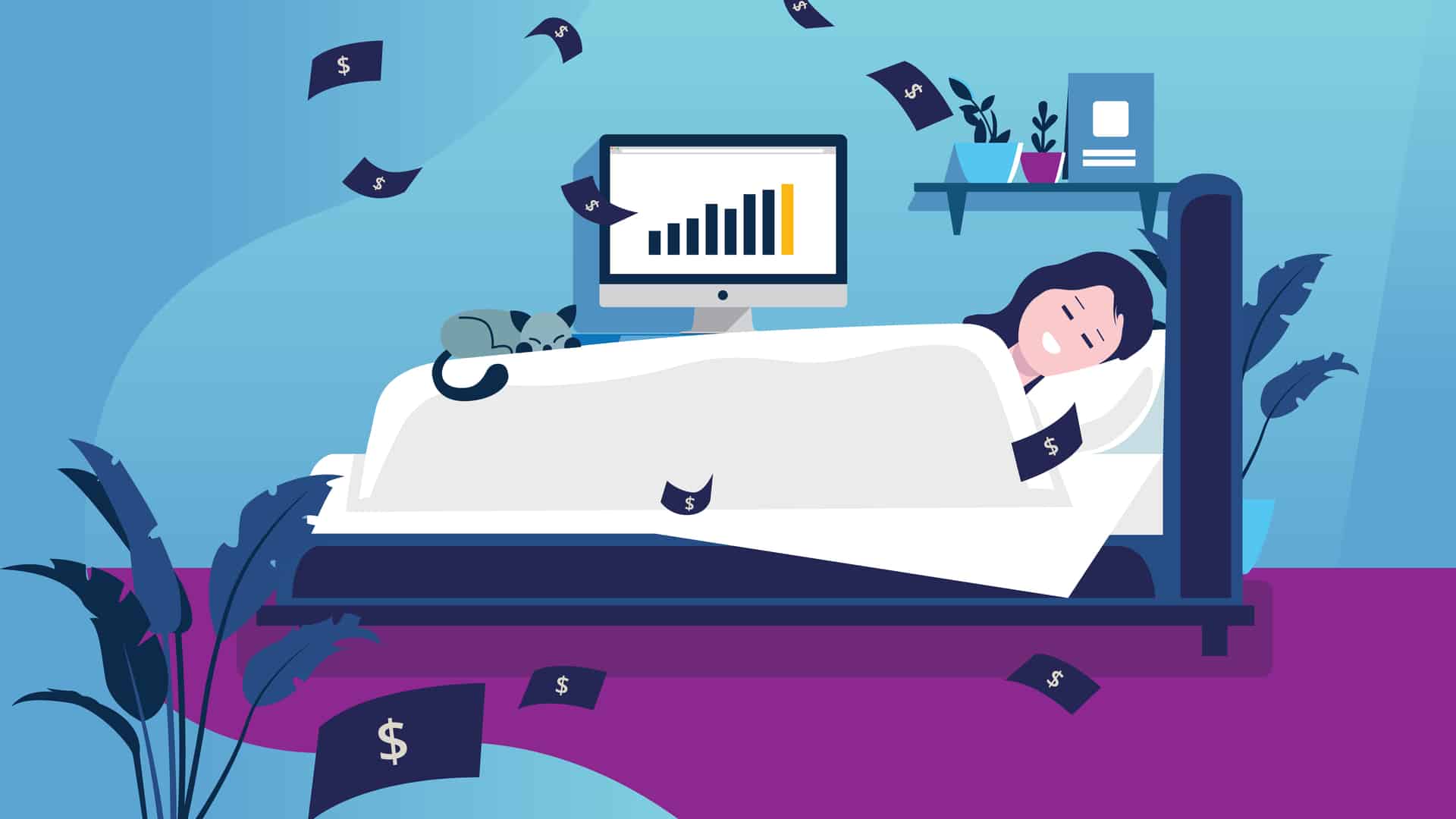 Tieto kryptomeny vám zarábajú, kým spíte