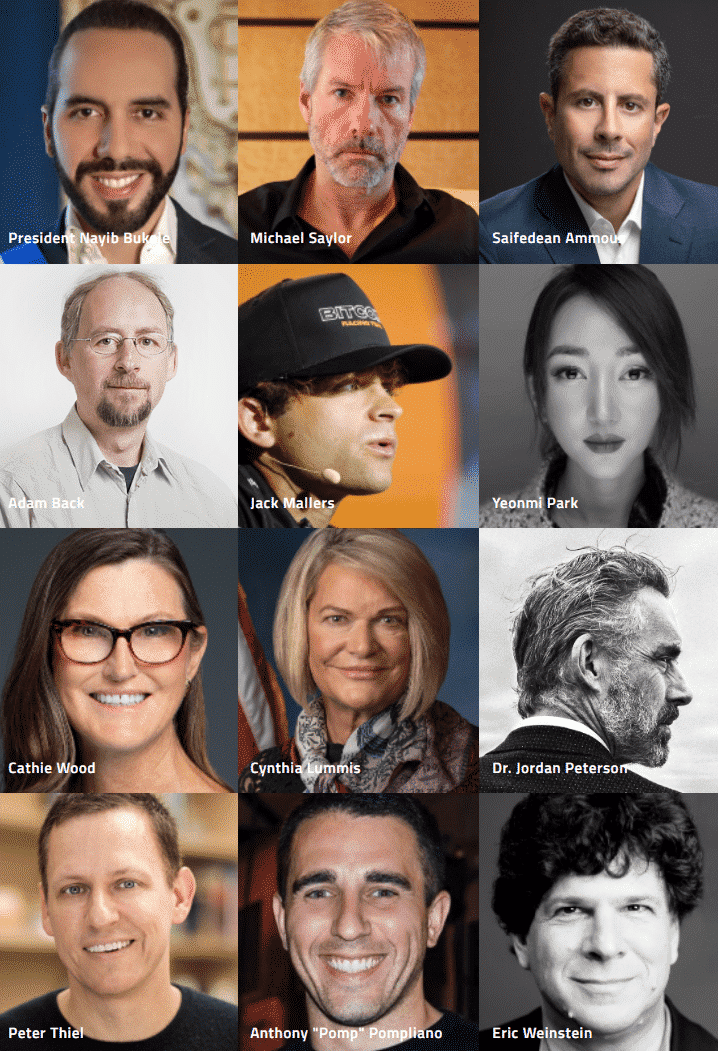 Populárne osobnosti, ktoré sa zúčastni na konferencii Bitcoin 2022
