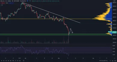 Bitcoin na supporte 30 000