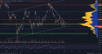 Bitcoin ukončuje vlajku