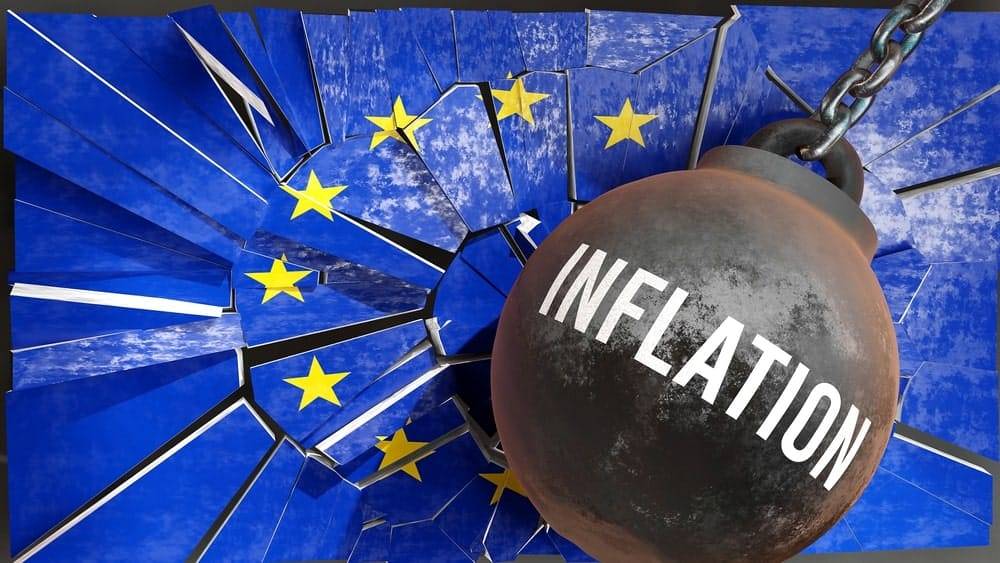 Inflácia ničí európsky trh. Centrálna banka varuje pred veľkou korekciou