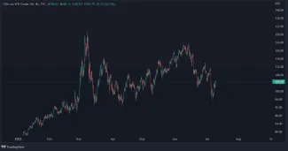 Cena ropy na burze tento týždeň klesla