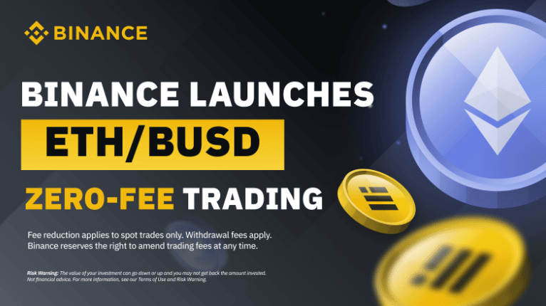 Akcia burzy Binance s ETH