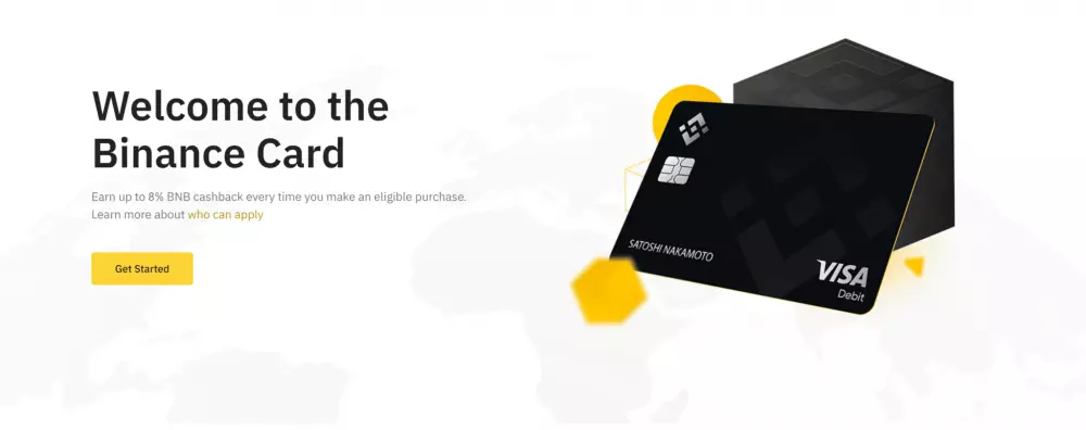 Binance Visa karta