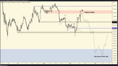 Bitcoin spadne na 14 000 dolárov