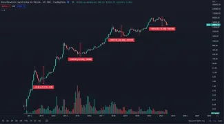 Majoritné korekcie Bitcoinu