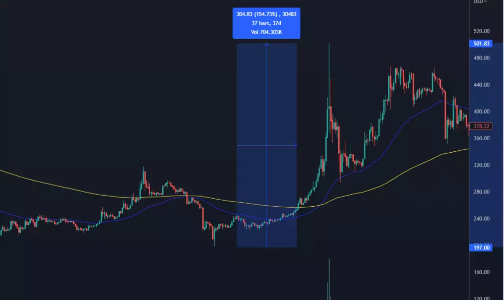 Rast BTC v roku 2015