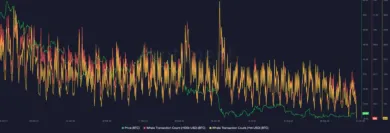 Počet transakcií veľrýb