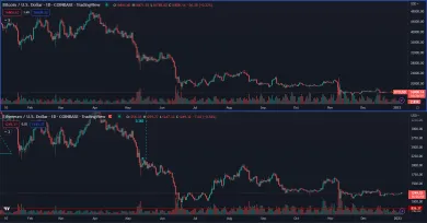 Bitcoin a Ethereum v roku 2022