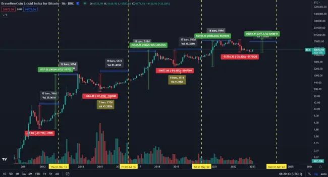 Bitcoin a jeho bullruny