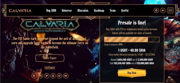 Calvaria presale