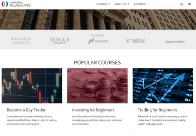 Stránka Investopedia. Zdroj: investopedia.com