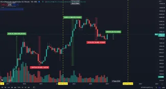 Mesačný graf bitcoinu