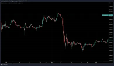 Pokles Bitcoinu po krachu FTX