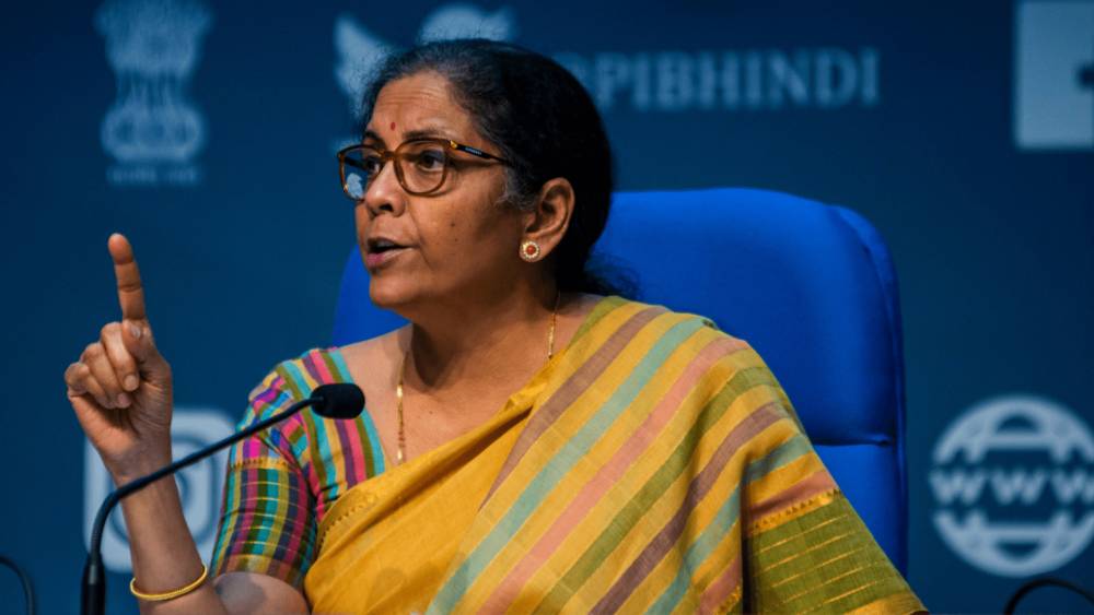 Indická ministerka financií Nirmala Sitharamanová