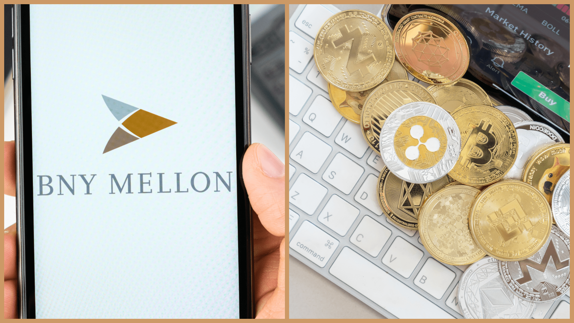 Banka BNY Mellon podporuje kryptomeny
