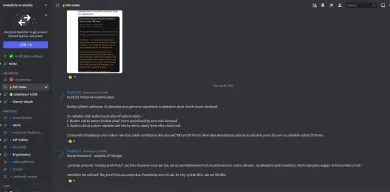 Ukážka Discord komunity