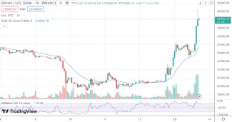 BTCUSD 1H graf.
