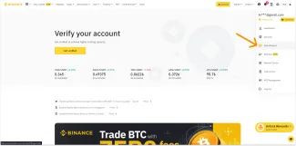 Ako overiť identitu na Binance