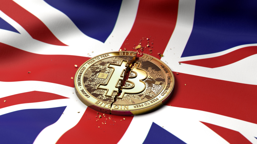 Anglické banky blokujú kryptomeny.