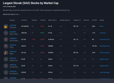 Na webe Simplywall.st si vyberám akcie