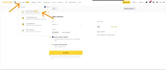 Vklad na burzu Binance