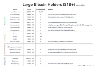 Najväčší držitelia bitcoinu