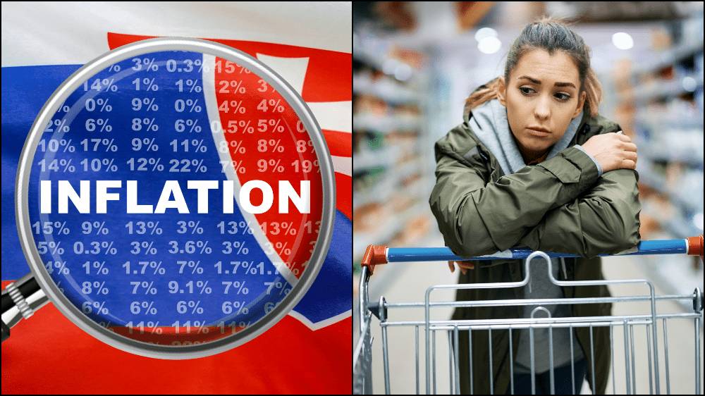 Inflácia na Slovensku verzus krajiny s najnižšou hodnotou.