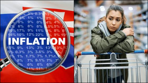 Inflácia na Slovensku verzus krajiny s najnižšou hodnotou.