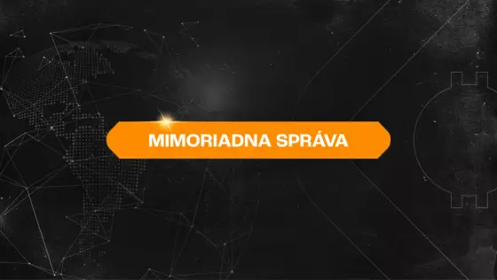 Mimoriadna správa na Kryptomagazíne